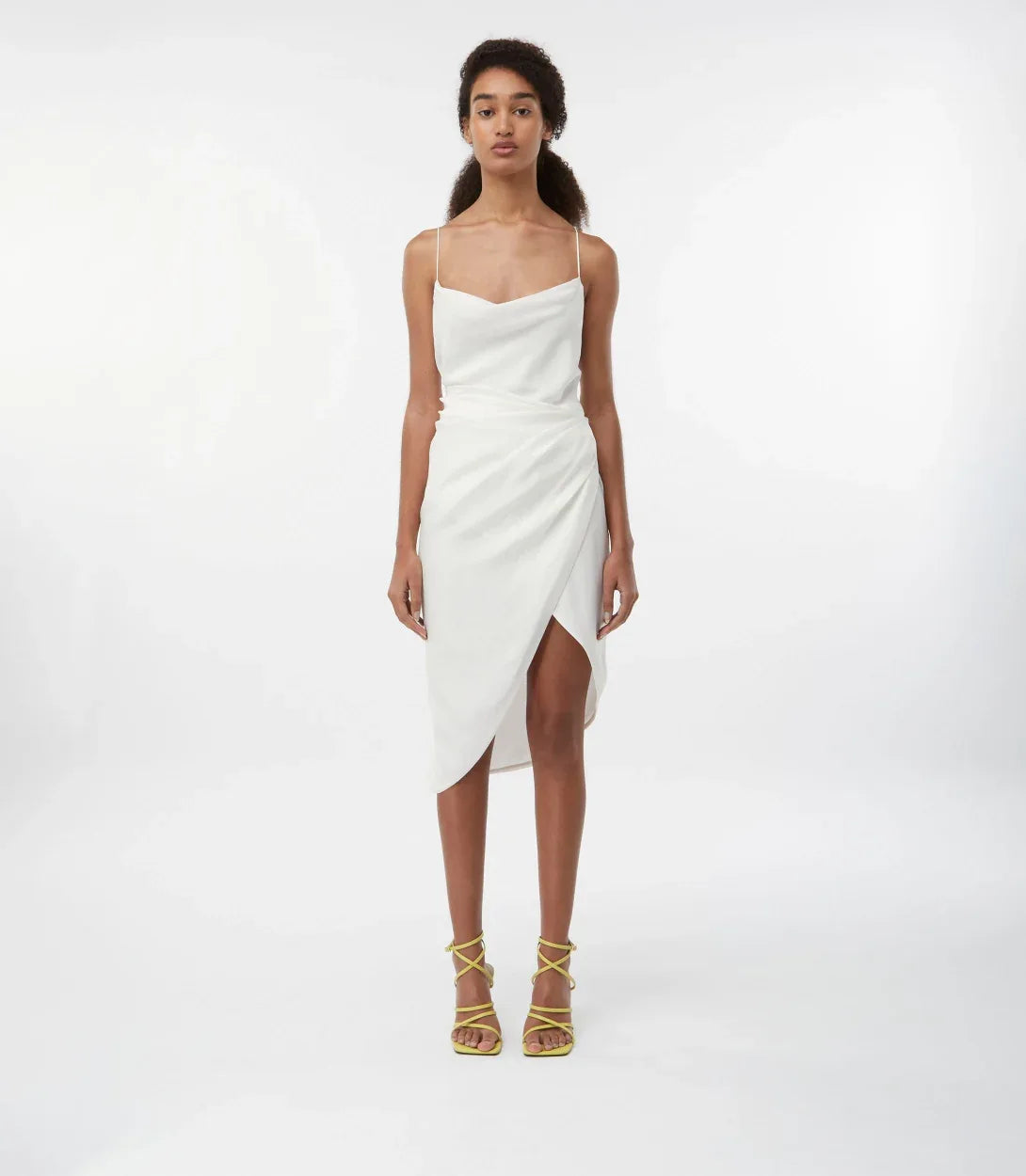 ivory silk midi dress 100 Percent Pure Silk Ivory Silk Chiffon Dress: Handmade Pleated Butterfly Sleeve Midi
