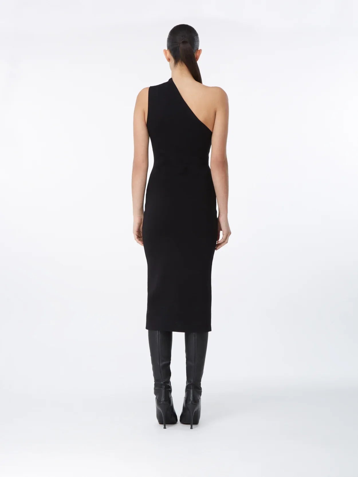 GAUGE81 Black Arriba Midi Dress