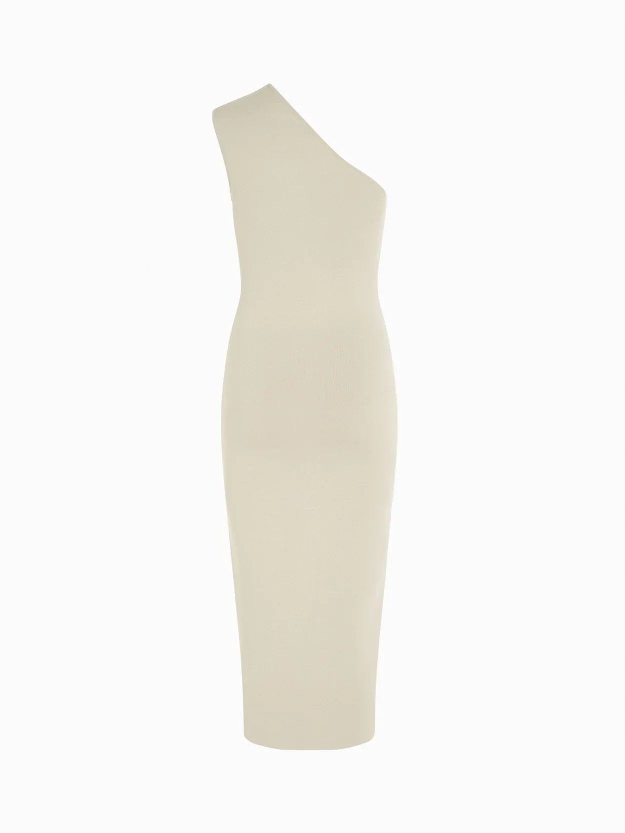 Arriba Midi Latte Rayon Blend One-Shoulder Midi Dress | GAUGE81 Latte / 34 Arriba Midi Latte Rayon Blend One-Shoulder Midi Dress | GAUGE81 Latte / 34