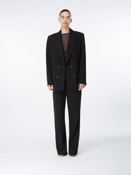 Neau Double breasted blazer 黒 1-24-2-11_VIDAL_BLACK_F_grande