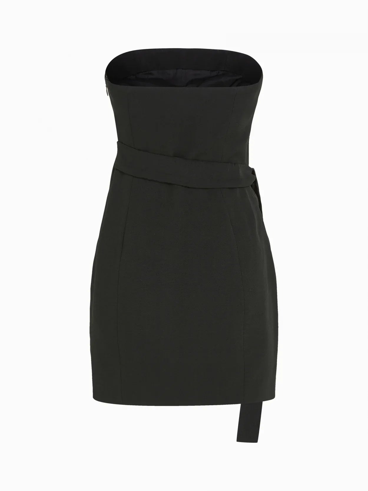 gauge81 mini dress Naha Silver Grey Silk Mini Dress