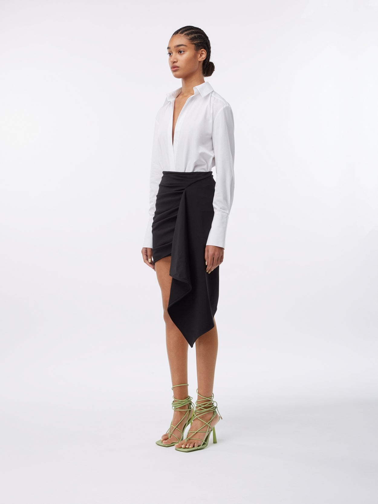 Off-White draped-skirt Minidress - Farfetch
