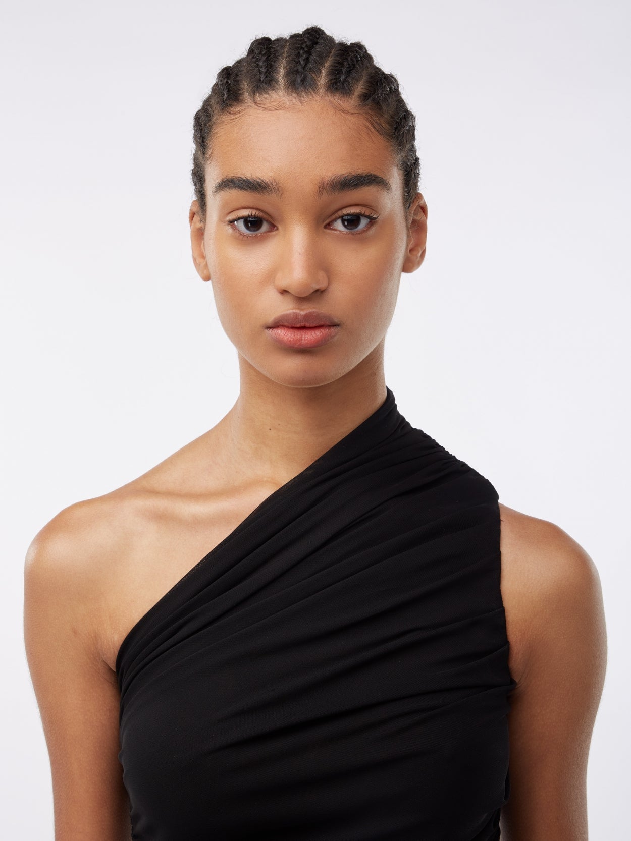 gauge81 one shoulder dress GAUGE81 Black Moni Maxi Dress