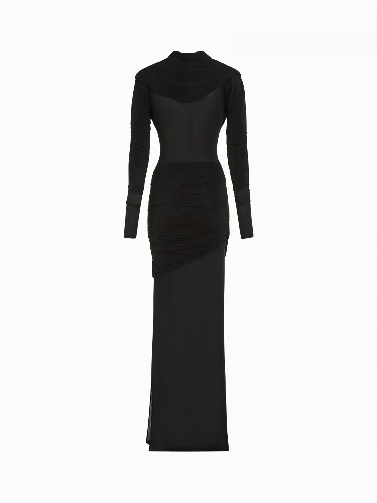 Gauge81 Elos Draped Satin-jersey Gown - Women - Black Dresses - EU 44 Gauge81 Elos Draped Satin-jersey Gown - Women - Black Dresses - EU 44